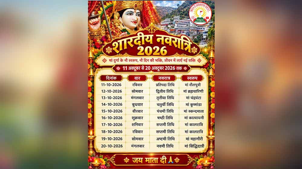 नवरात्र 2026 में महाअष्टमी-नवमी की सही तारीख क्या? जानें कन्या पूजन और हवन का शुभ दिन