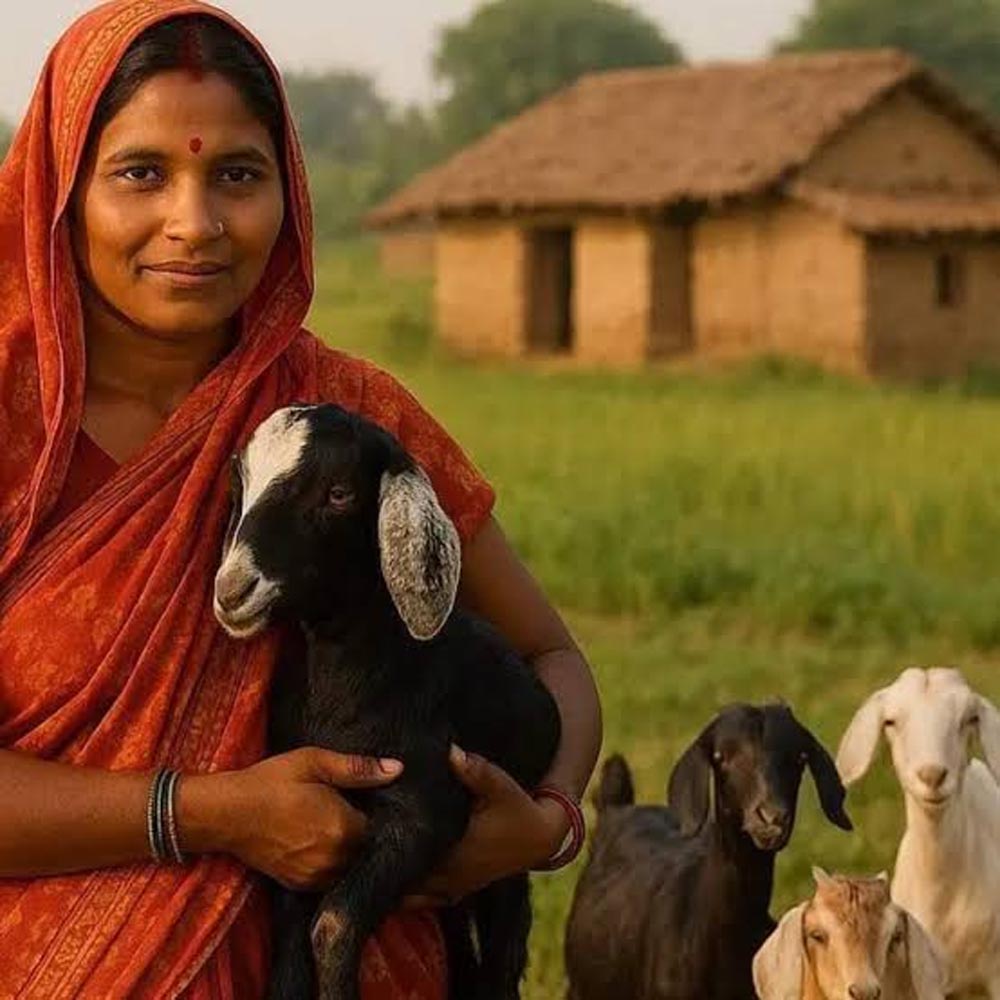 गोड्डा की प्रियंका बनीं मिसाल, बकरी पालन से संवारी जिंदगी और महिलाओं को दिया रोजगार का रास्ता गोड्डा की प्रियंका बनीं मिसाल, बकरी पालन से संवारी जिंदगी और महिलाओं को दिया रोजगार का रास्ता