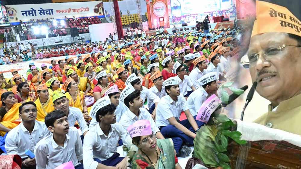 प्रधानमंत्री मोदी का जीवन राष्ट्र सेवा, दृढ़ संकल्प और जनकल्याण की प्रेरक गाथा – मुख्यमंत्री साय