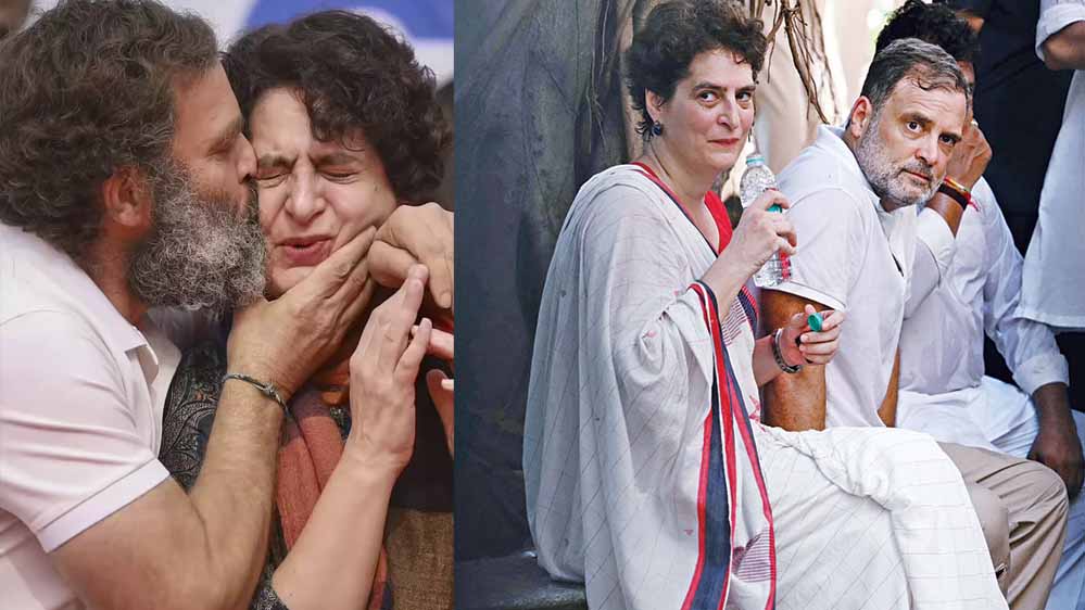 दिल्ली में कांग्रेस प्रदर्शन पर बड़ा एक्शन, राहुल गांधी और प्रियंका गांधी समेत कई नेताओं पर FIR दर्ज