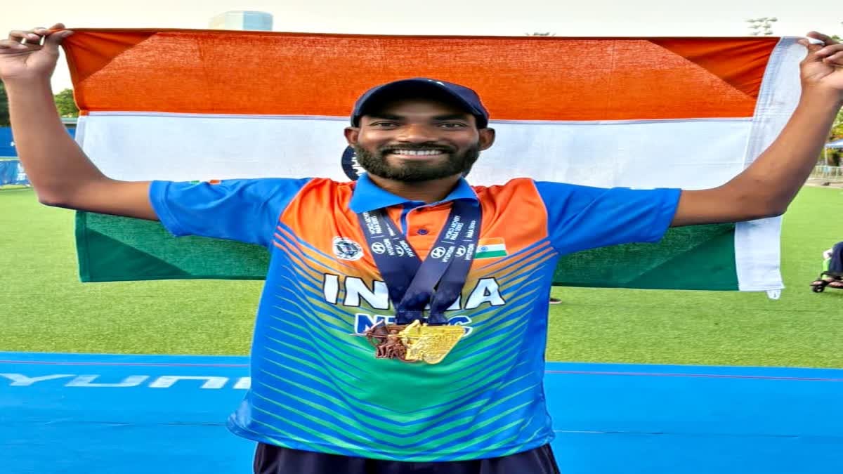 झारखंड के पैरा तीरंदाज विजय सुंडी का कमाल, पुरुष रिकर्व युगल में जीता स्वर्ण पदक
