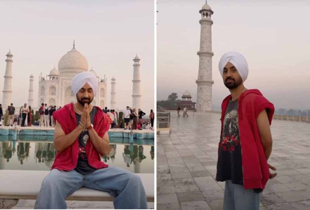 दिलजीत दोसांझ ने किया ताजमहल का दीदार, वीडियो शेयर कर बोले- अरे हुजूर, वाह ताज बोलिए दिलजीत दोसांझ ने किया ताजमहल का दीदार, वीडियो शेयर कर बोले- अरे हुजूर, वाह ताज बोलिए