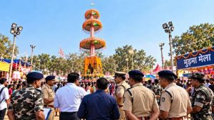 मुड़मा जतरा मेले में जुटेंगे लाखों श्रद्धालु, 4 सेक्टरों में बंटा परिसर; 8 जगहों पर ट्रैफिक पुलिस तैनात