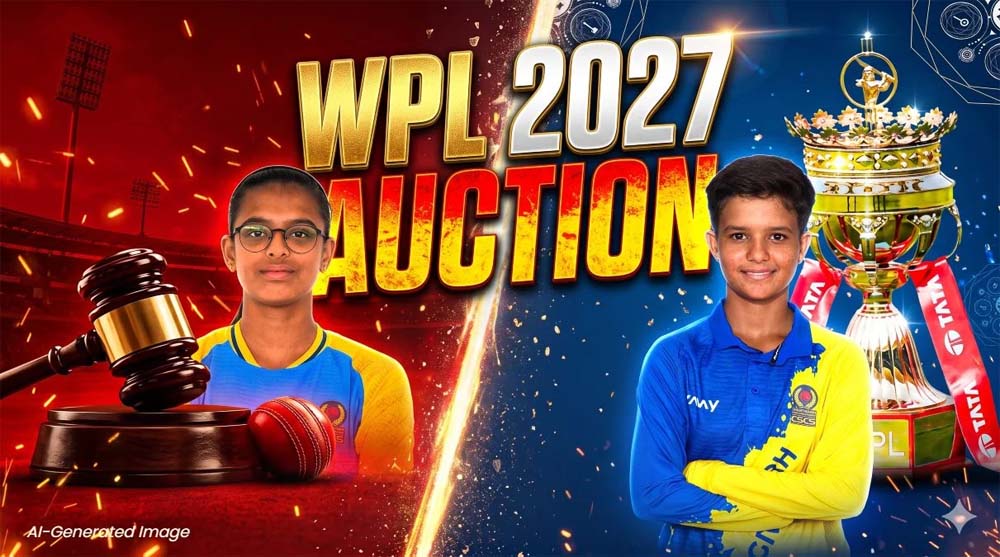छत्तीसगढ़ की दो बेटियों का WPL 2027 में जलवा, 146 खिलाड़ियों की सूची में बनाई जगह छत्तीसगढ़ की दो बेटियों का WPL 2027 में जलवा, 146 खिलाड़ियों की सूची में बनाई जगह
