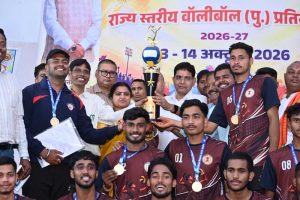 तिल्दा में चमका राजनादगांव- राज्य स्तरीय वालीबॉल प्रतियोगिता के रोमांचक फाइनल में रायपुर सेक्टर को दी शिकस्त तिल्दा में चमका राजनादगांव- राज्य स्तरीय वालीबॉल प्रतियोगिता के रोमांचक फाइनल में रायपुर सेक्टर को दी शिकस्त