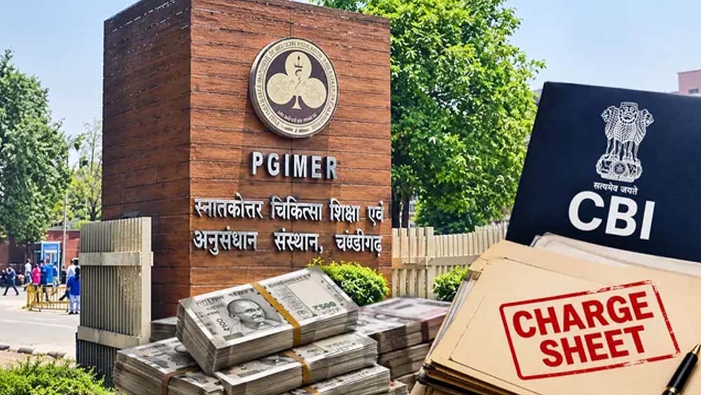 मृत मरीजों के नाम पर करोड़ों की हेराफेरी का आरोप, PGI मामले में CBI की चार्जशीट की तैयारी