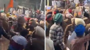 पटियाला में किसानों और पुलिस में टकराव, मिनी सचिवालय के सभी गेट किए गए बंद