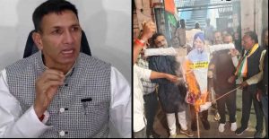 हरदीप पुरी की उम्मीदवारी पर सियासी संग्राम तेज, कांग्रेस ने भाजपा के खिलाफ किया प्रदर्शन