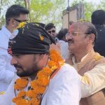 सेवा संकल्प अभियान के तहत बाइक रैली का चंदनघाट में आत्मीय स्वागत