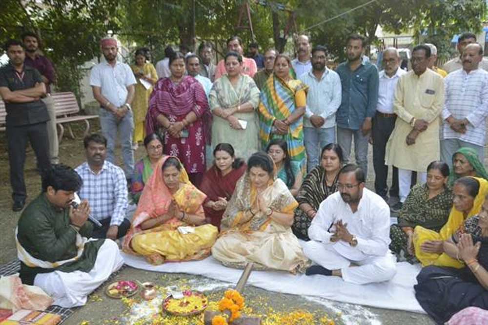 गोविंदपुरा क्षेत्र के वार्ड-60 में 42 लाख रुपये से अधिक के विकास कार्यों का हुआ भूमि-पूजन