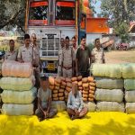 शहडोल में ट्रक से 735 किलो से अधिक गांजा जब्त, दो आरोपी गिरफ्तार