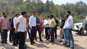 गोवर्धनपुर पुल, मरीन ड्राइव और ऑक्सीजोन सहित शहर की विभिन्न विकास परियोजनाओं का किया निरीक्षण
