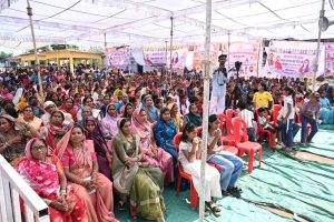 लौह पुरुष सरदार पटेल की मनाई गई 151वीं जयंती, ग्राम भगतपुर में राष्ट्र की एकता और अखंडता का दिया संदेश